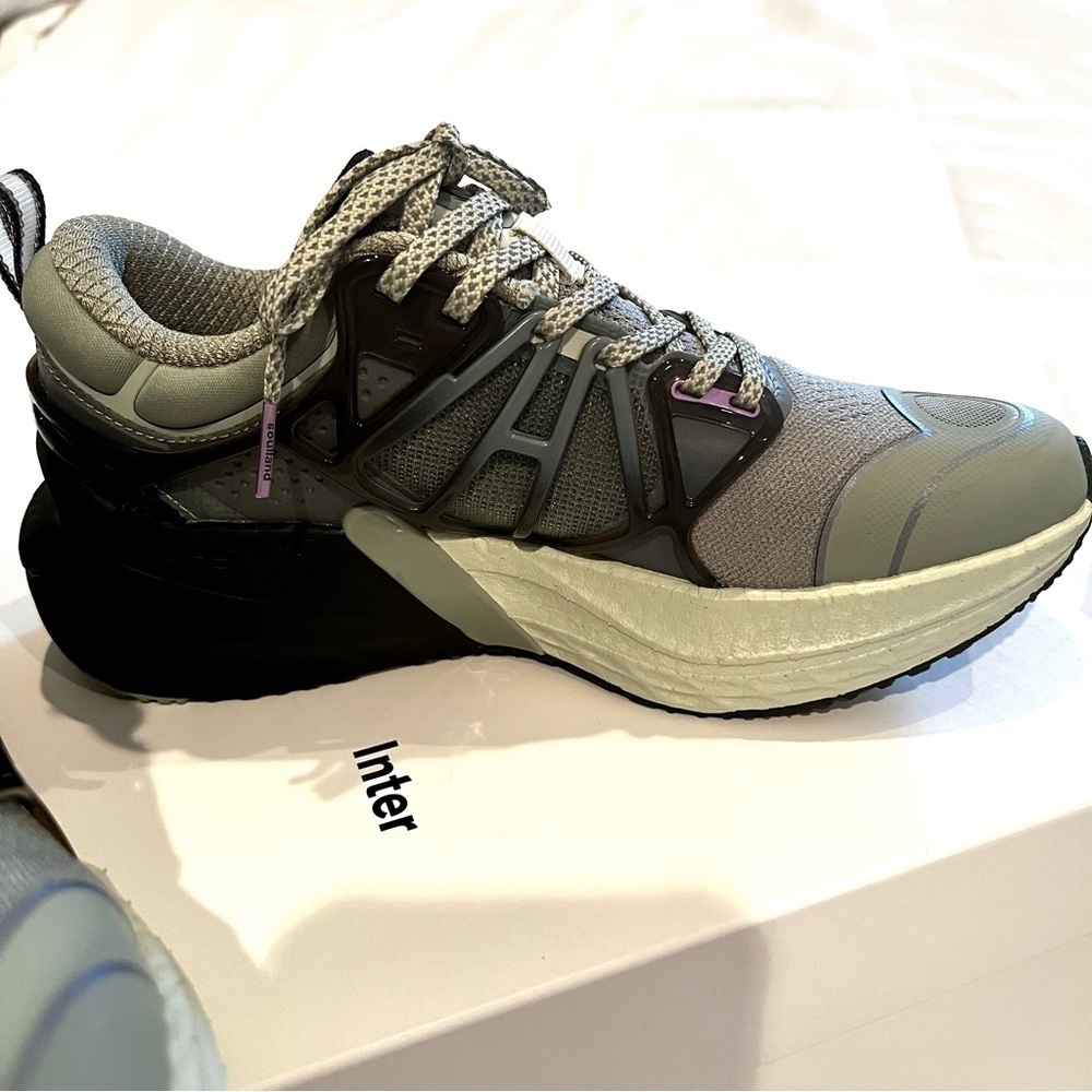 Nwt Soulland X Li-Ning Green Furious Rider Low-Top Sneakers Women 6 Platform — image 2 of 8